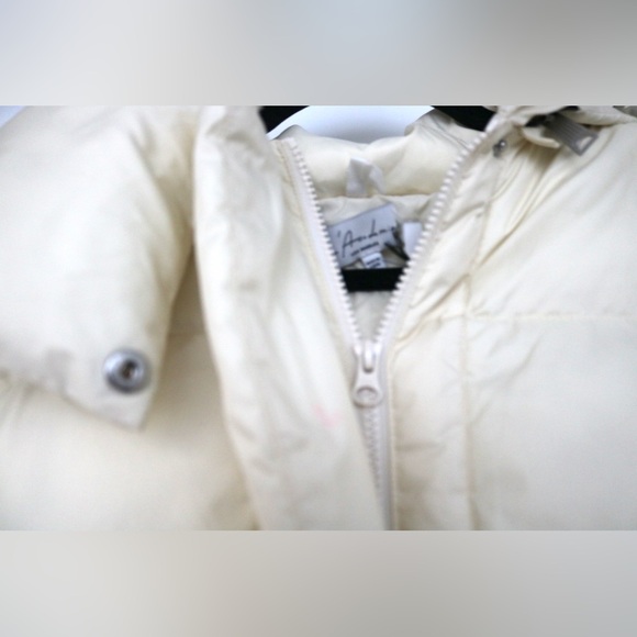 NWOT- L'Academie Marlon Puffer Coat in Ivory- Size Small - Picture 7 of 7